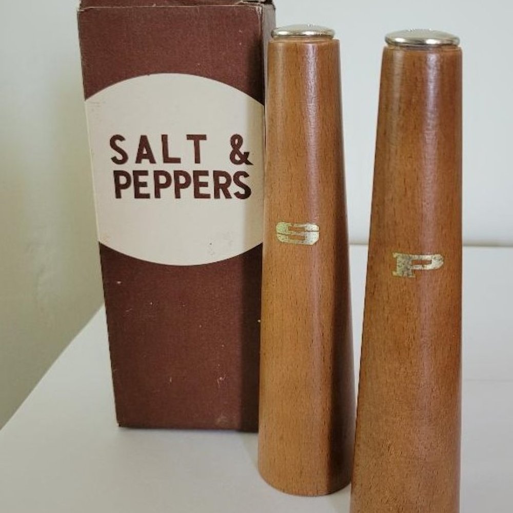 Vintage MCM Salt & Pepper Shakers